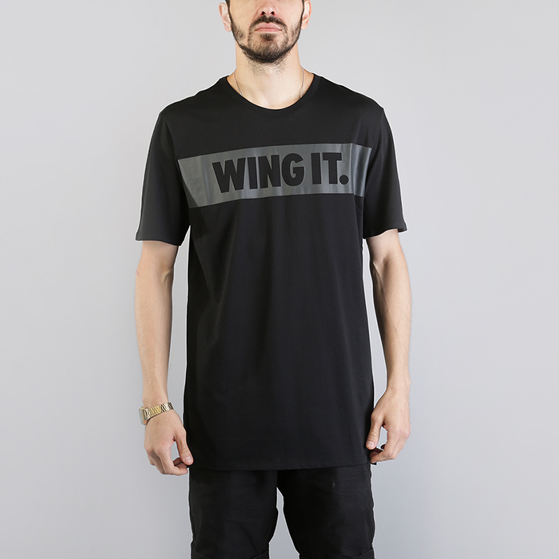 мужская черная футболка Jordan Sportswear Wing It 864913-010 - цена, описание, фото 1
